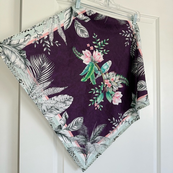 Agua Bendita Lexi Wisteria Scarf Pareo Top One Size